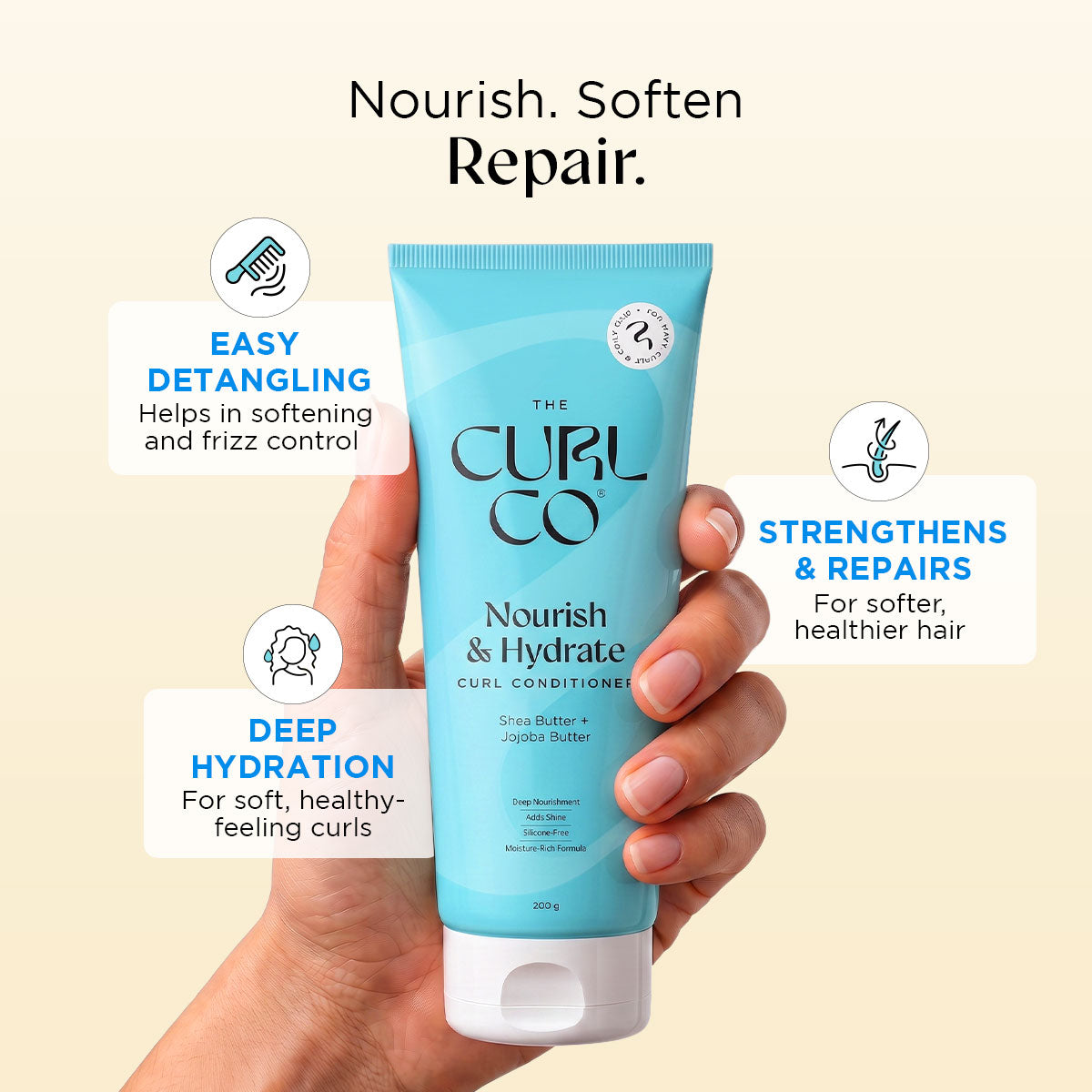Nourish and Hydrate Curl Conditioner-200gm
