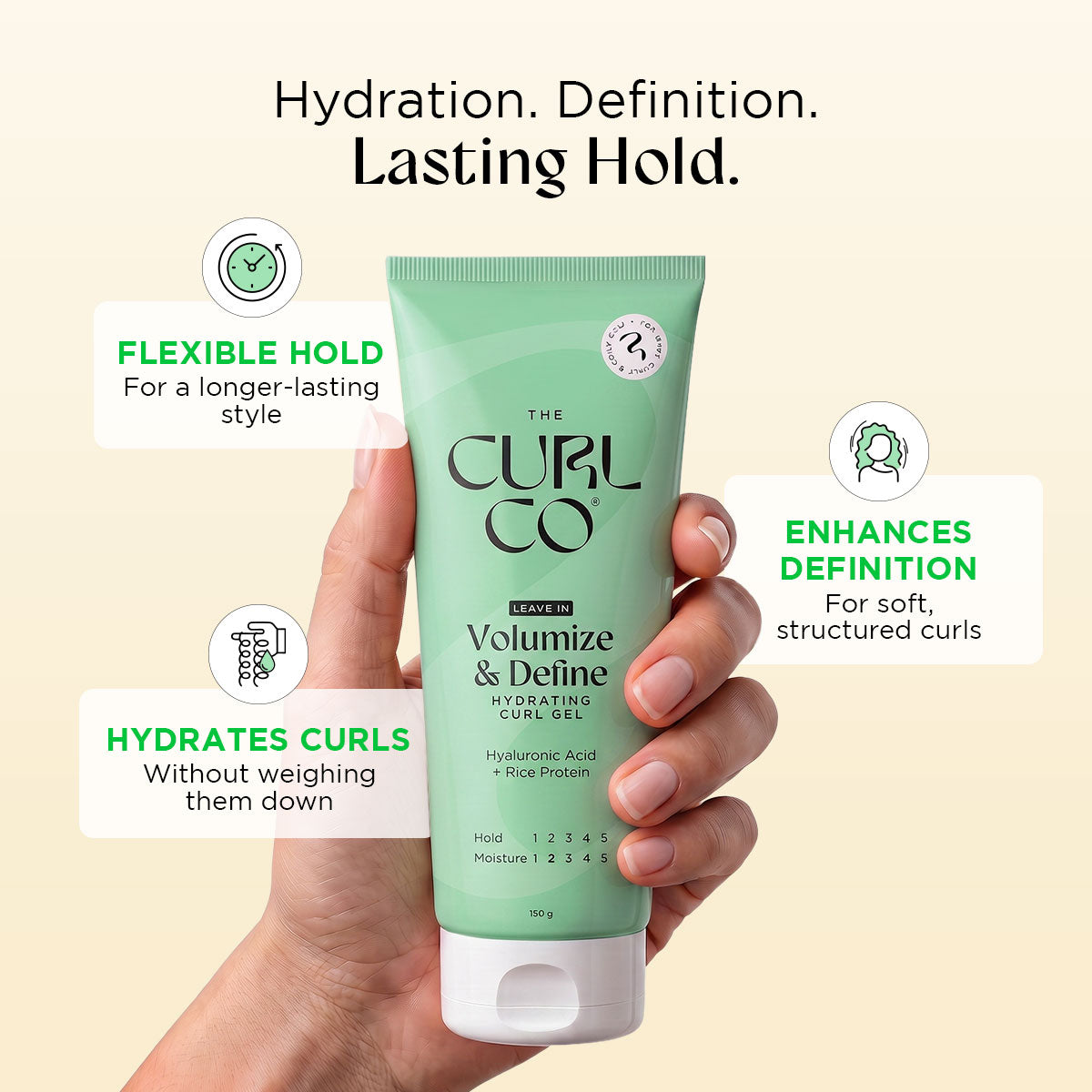 Volumize and Define Hydrating Curl Gel (150gm)