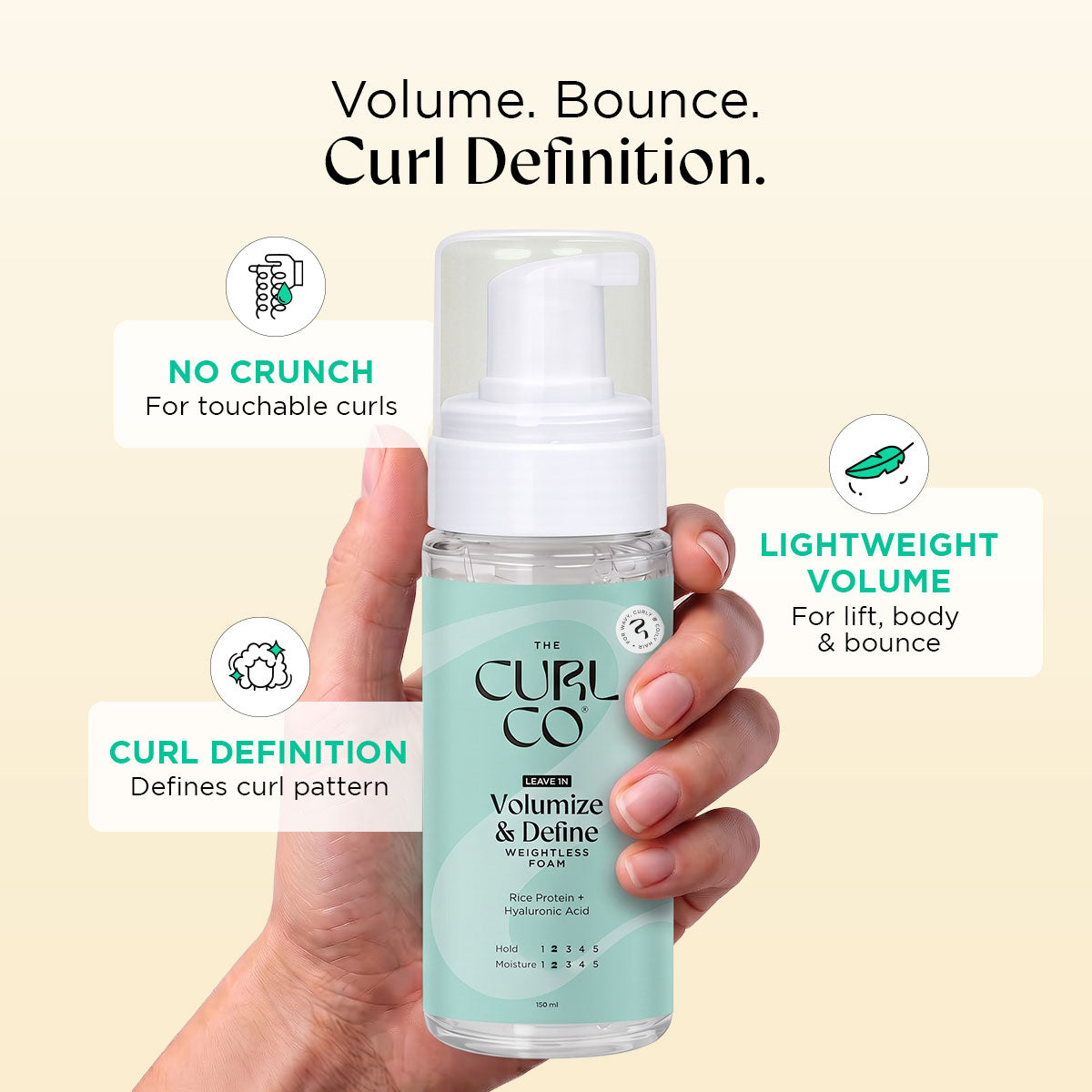 Volumize & Define Weightless Foam - The Curl Co.