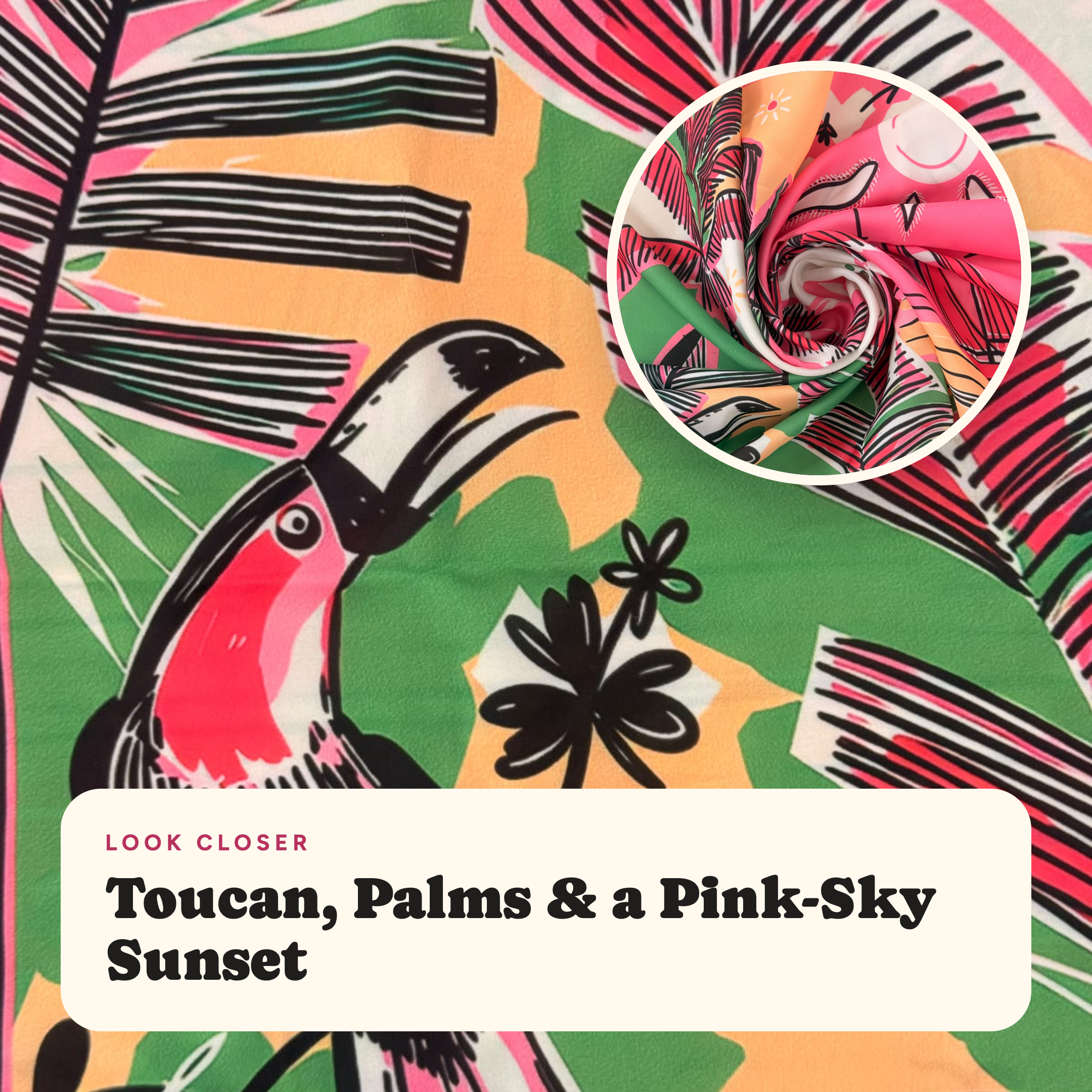 Satin Scarf - Summer Life