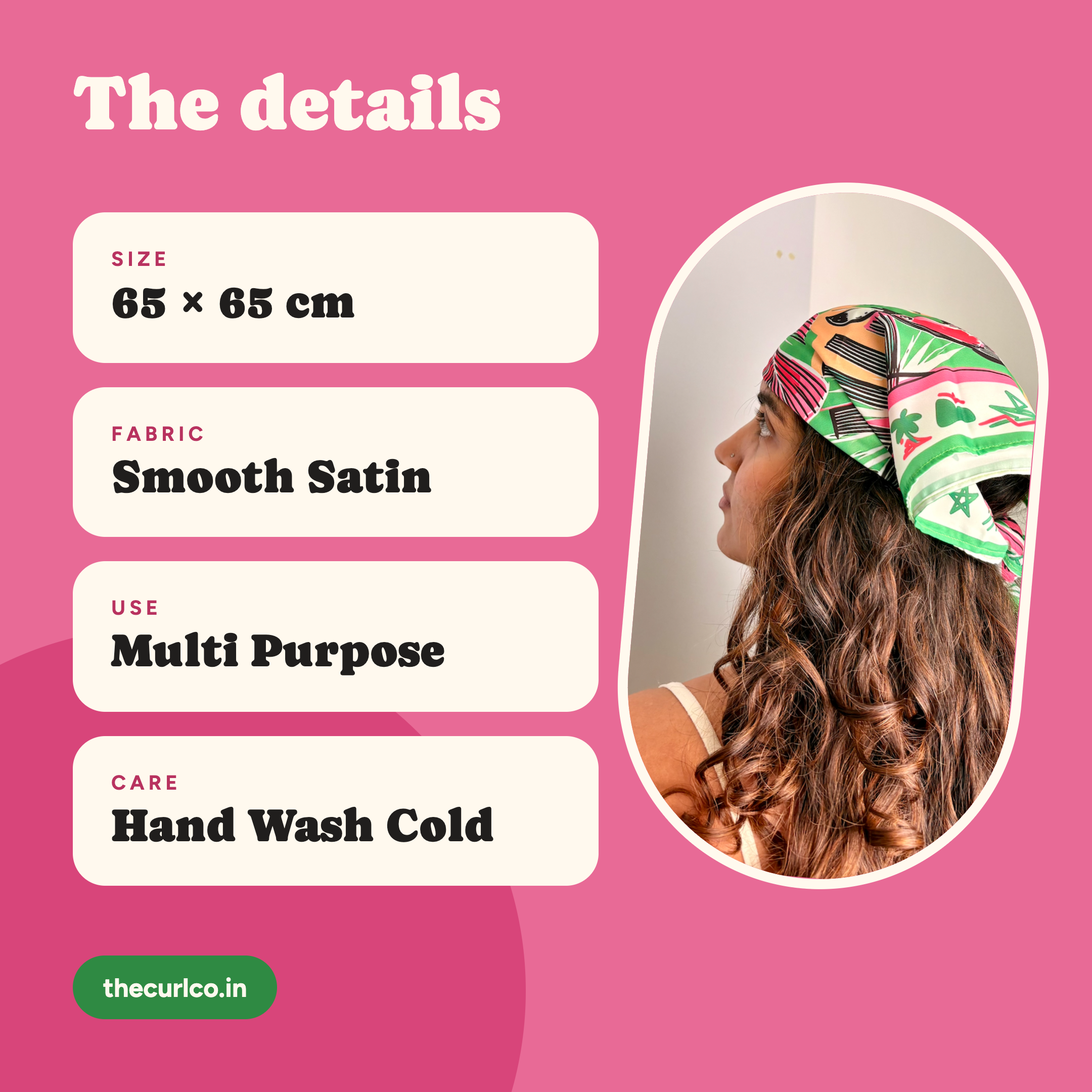 Satin Scarf - Summer Life