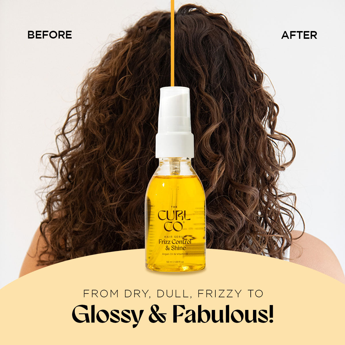 Frizz Control & Shine Hair Serum (50g)