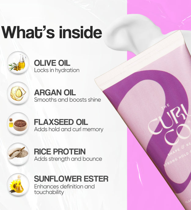 Strong Hold curl cream + Frizz control & Shine Serum