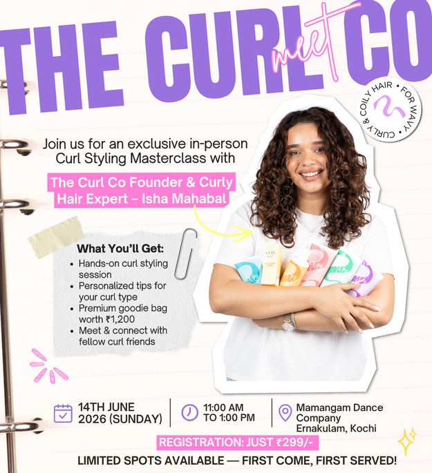 Curl Culture Class Ticket- Cochin, 14 June, Sunday - The Curl Co.