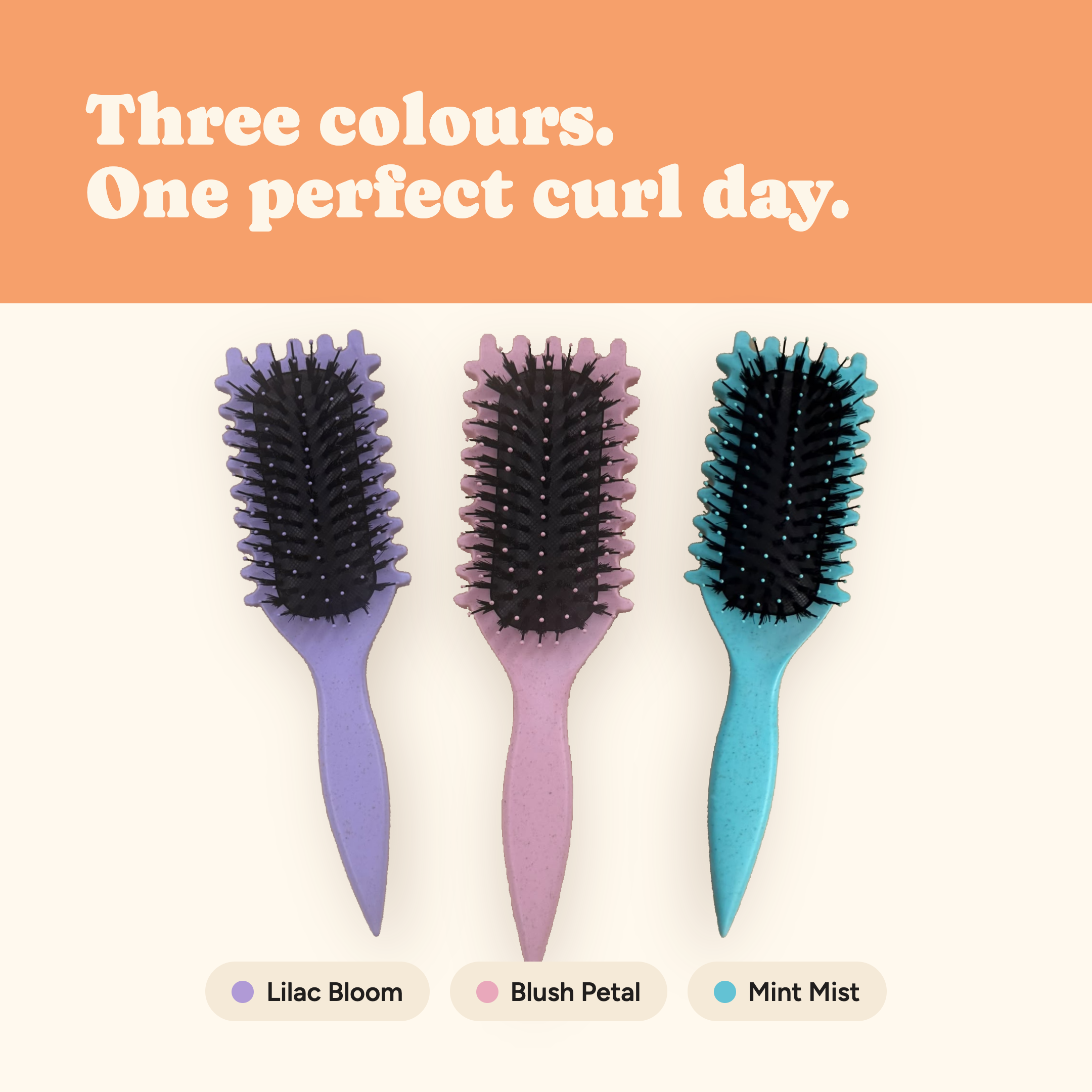 Curly Wavy Hair Styling Brush - For Max Definition