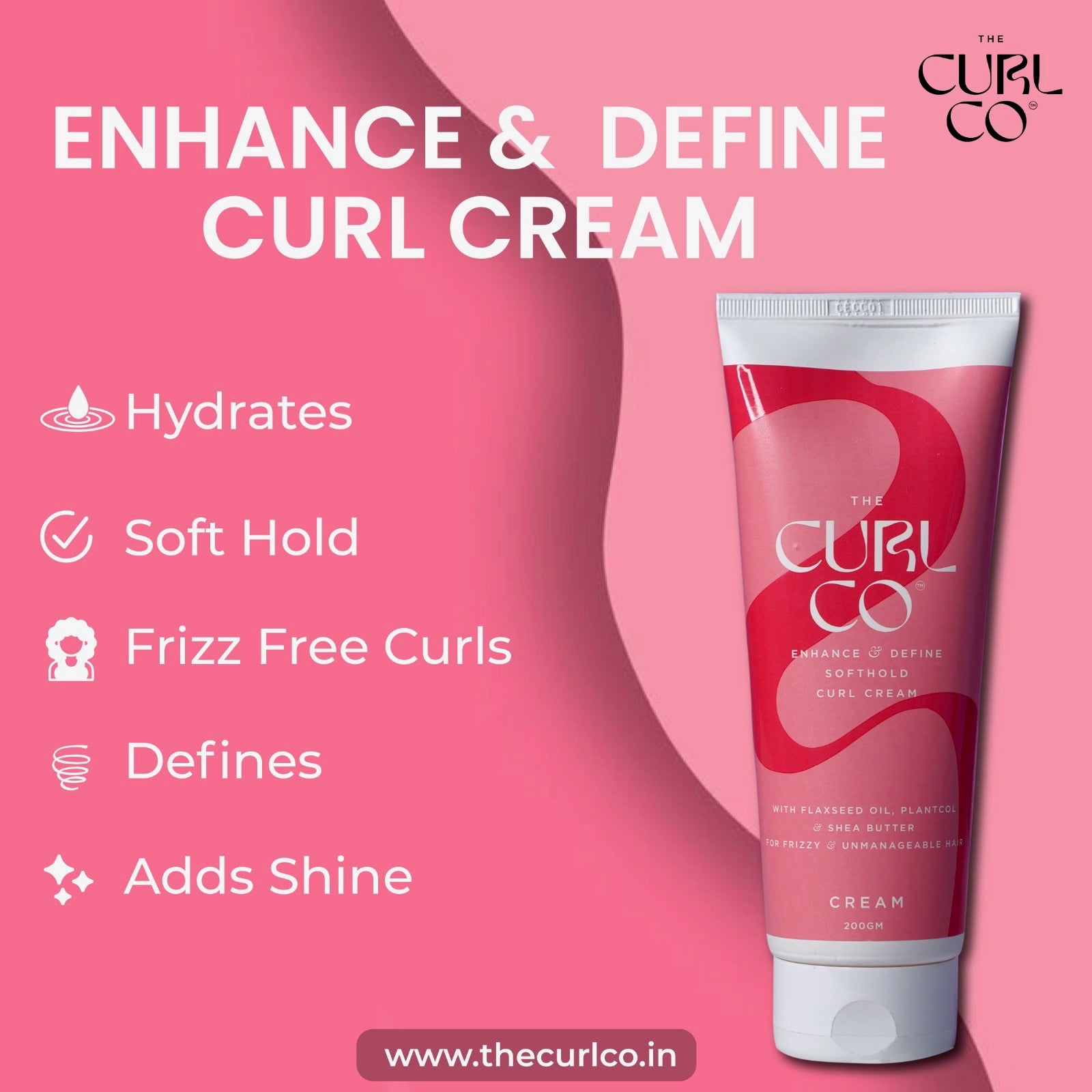 Enhance and Define Soft hold Curl Cream (200gm)