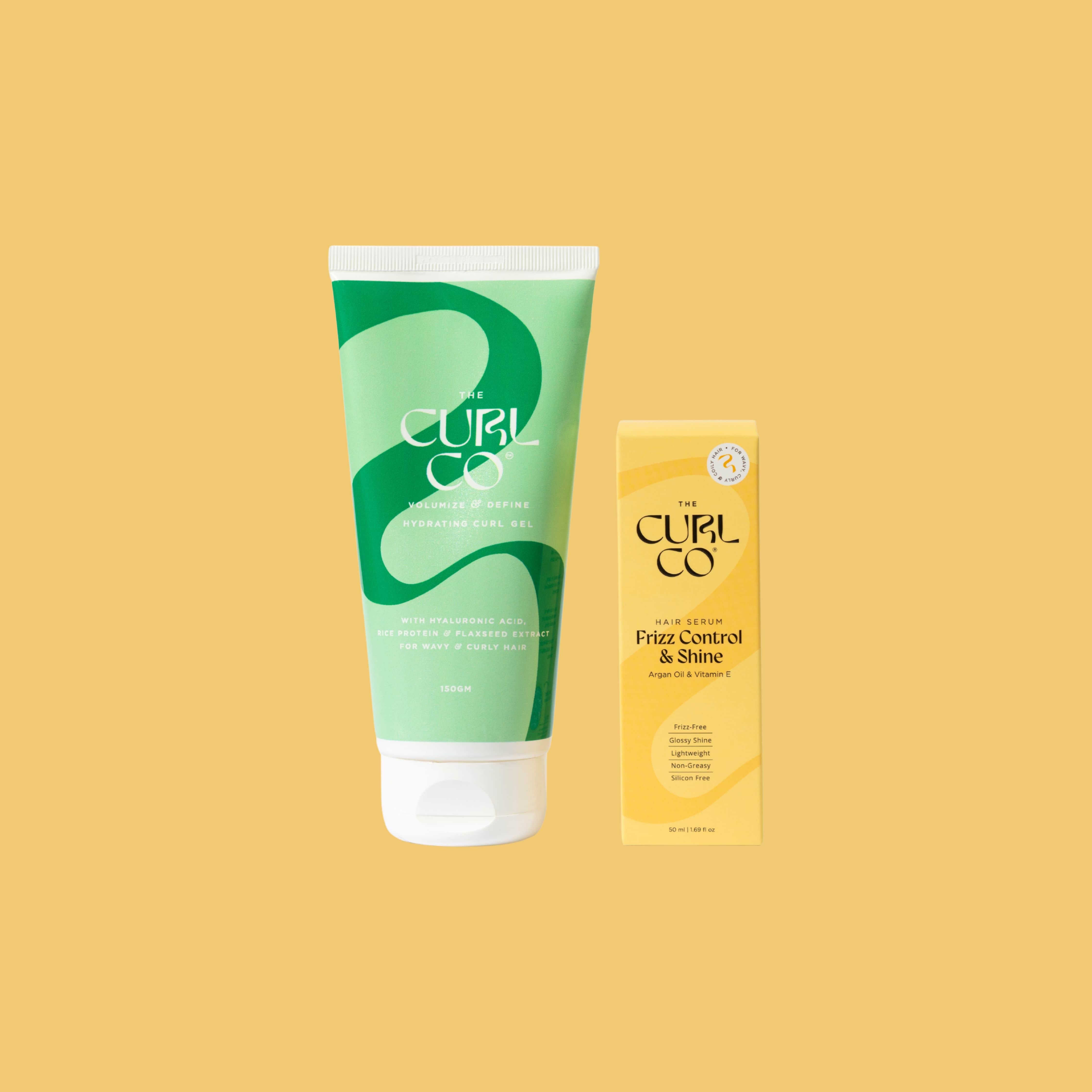 Hydrating Gel +Frizz control & Shine Serum - The Curl Co.