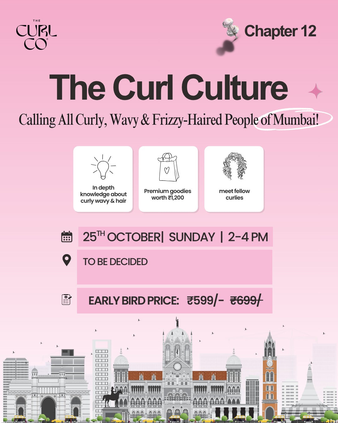 Curl Culture Ticket- Mumbai, 25th October, Sunday (2pm to 4pm)