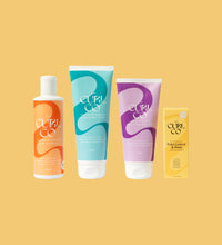 Shampoo + Conditioner + Strong Hold curl cream+ Frizz control & Shine Serum - The Curl Co.