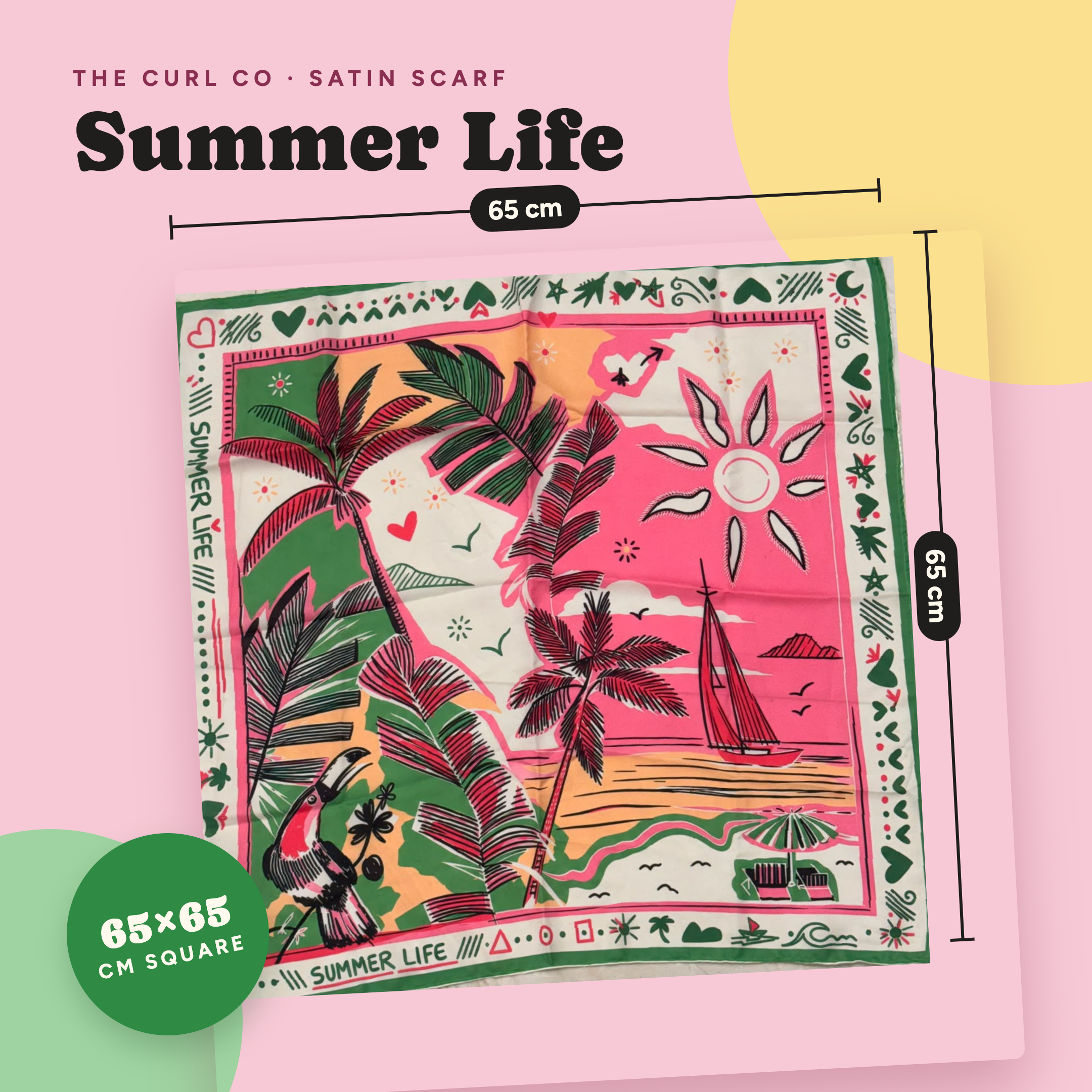 Satin Scarf - Summer Life