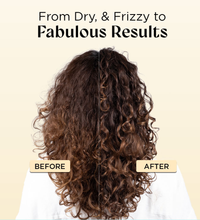 The Curly Hair Starter Kit  before and after 