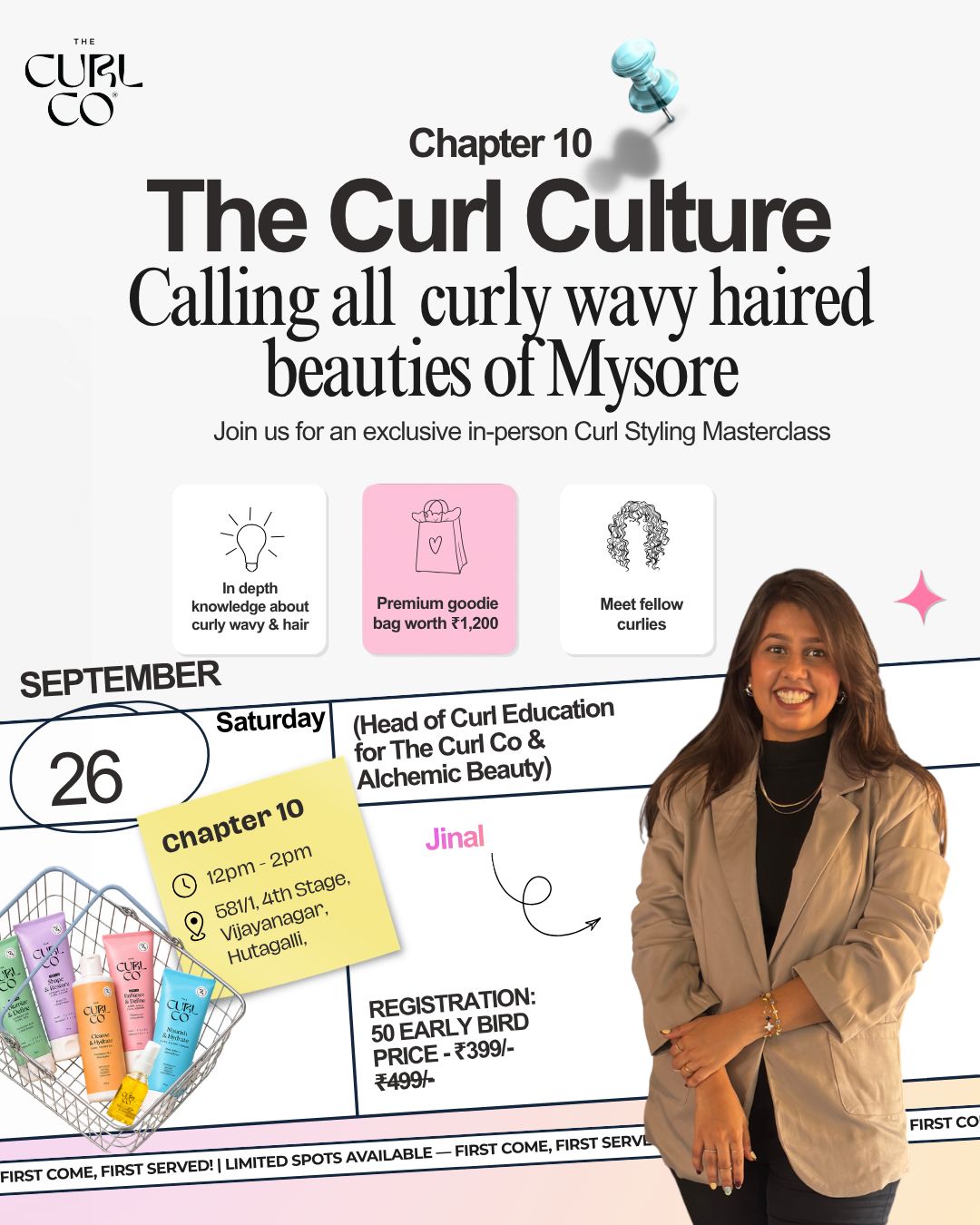 Curl Culture Ticket- Mysore, 26th Sept, Saturday (12pm to 2pm)