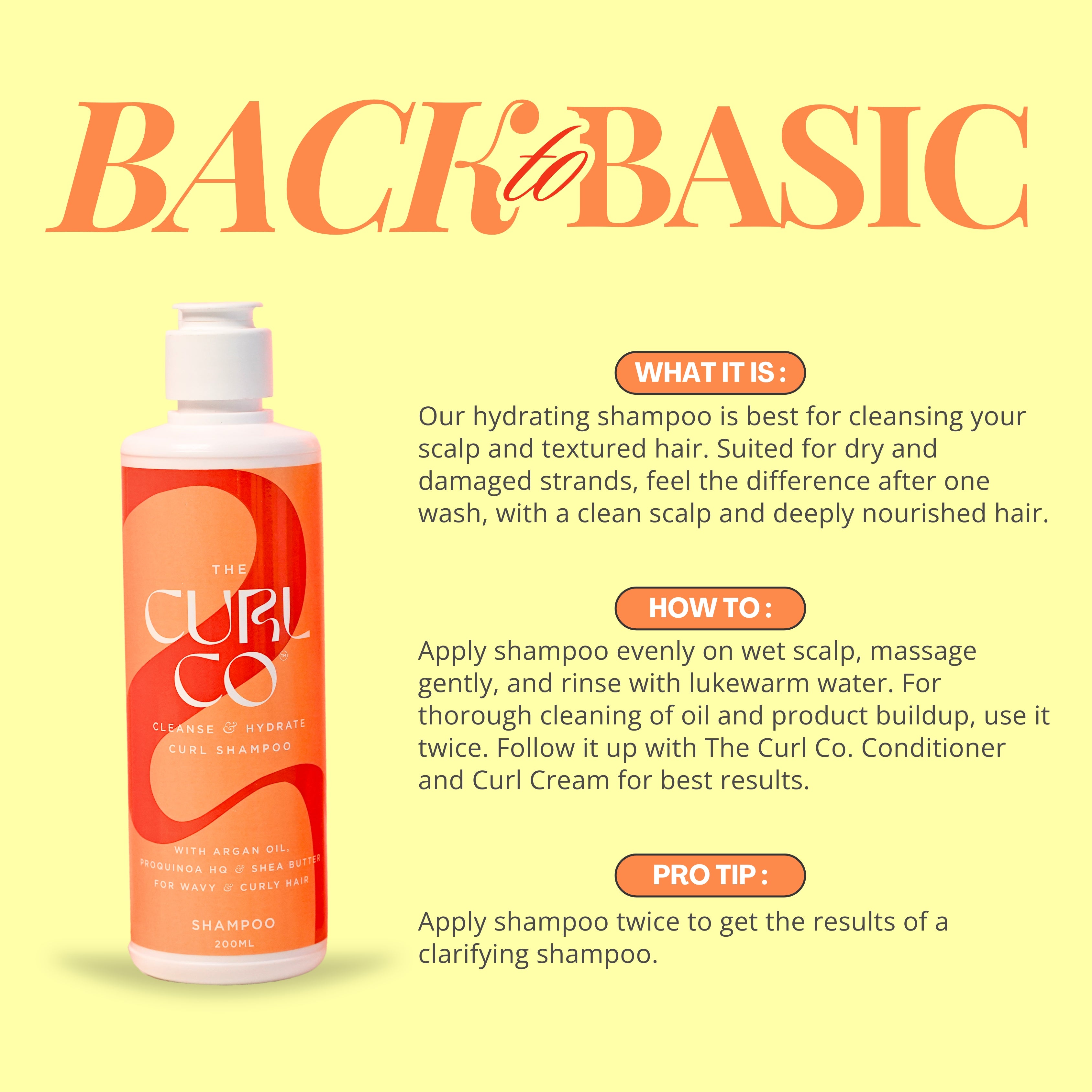 Cleanse and Hydrate Curl Shampoo-200gm - Main Image