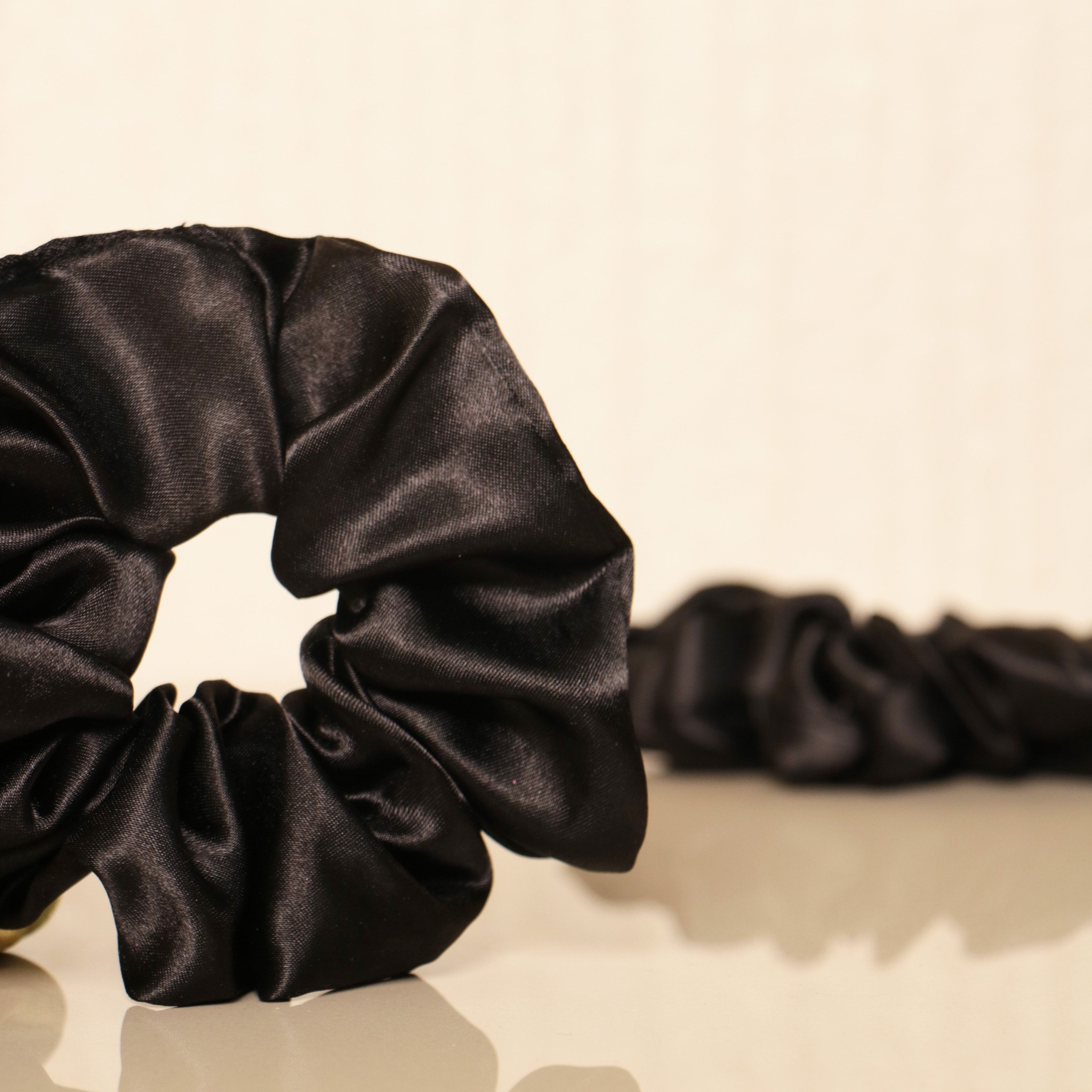 Satin Scrunchies (Pack of 3 or 6)