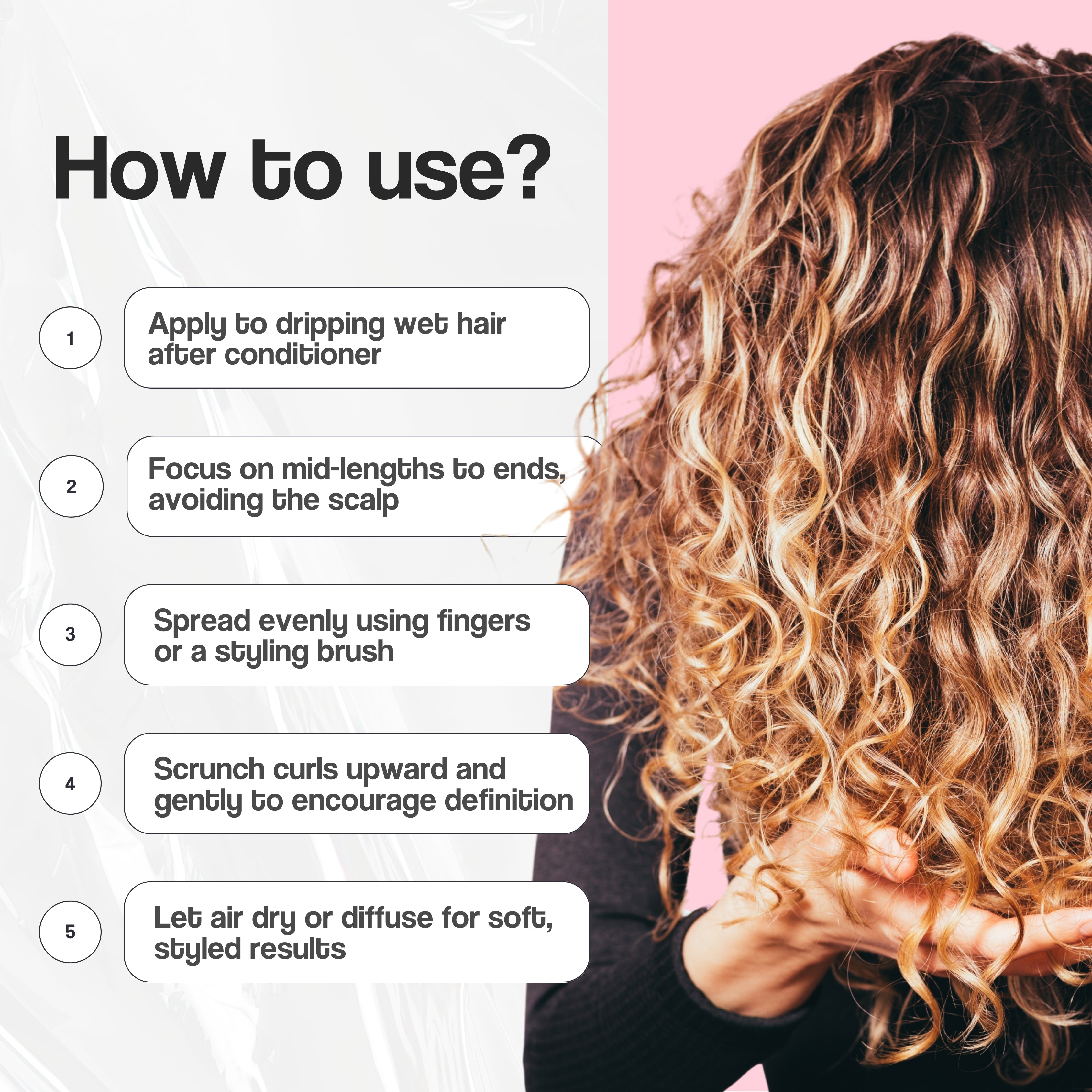 (NEW) The Ultimate Curl Transformation Kit (Shampoo + Conditioner + Soft Hold Curl Cream + Volumize & Define Gel + Curl Accessories)