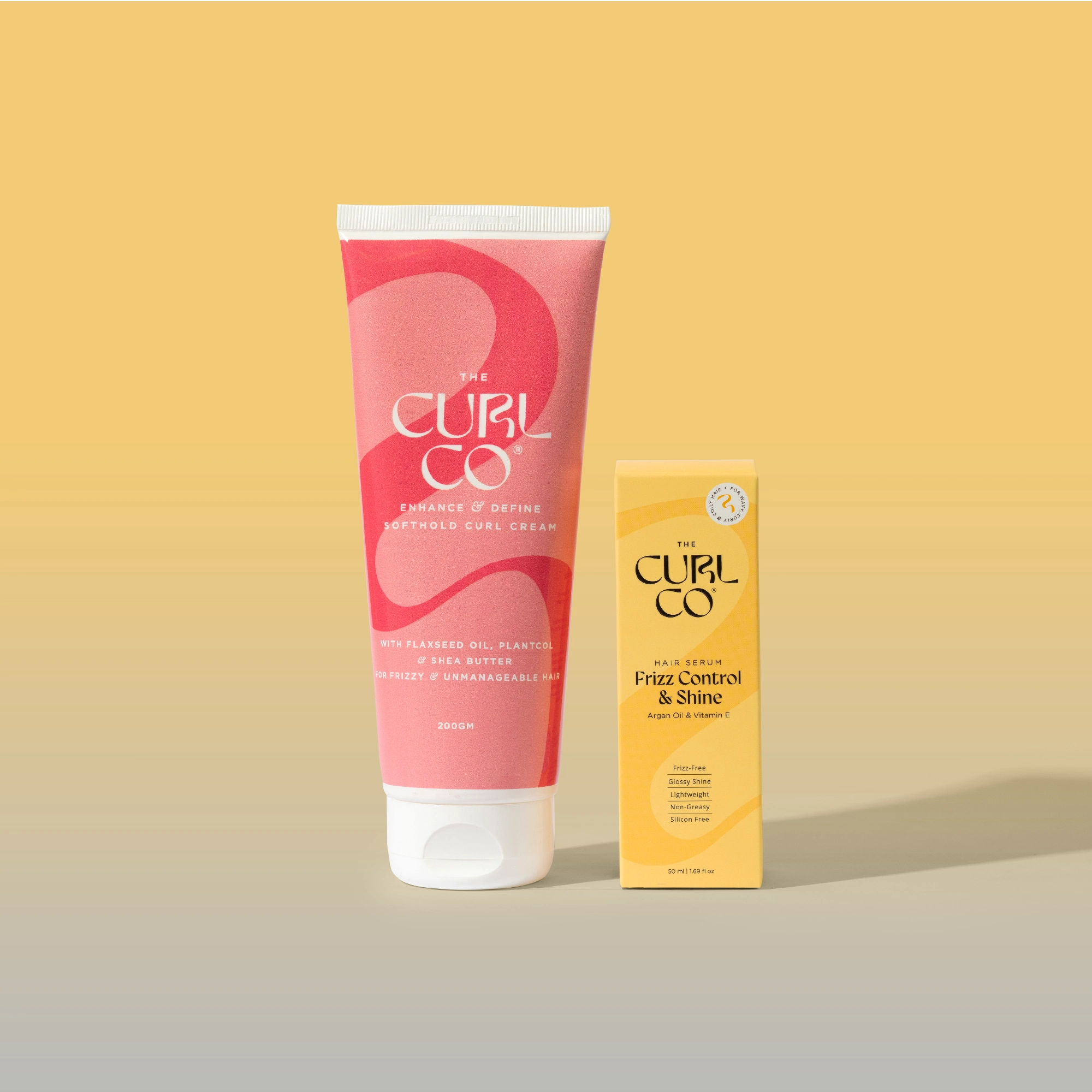 Soft Hold curl cream+ Frizz control & Shine Serum