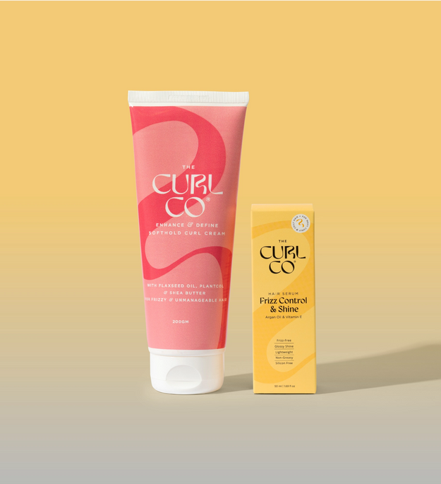 Soft Hold curl cream+ Frizz control & Shine Serum