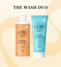 curly hair shampoo and conditioner – The Curl Co Wash Duo