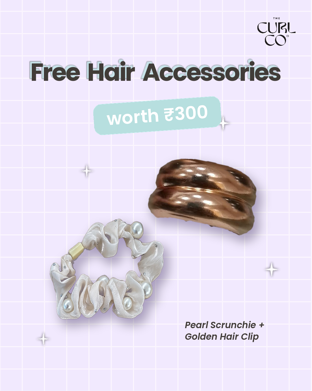 Free Hair Accesory Worth Rs.300