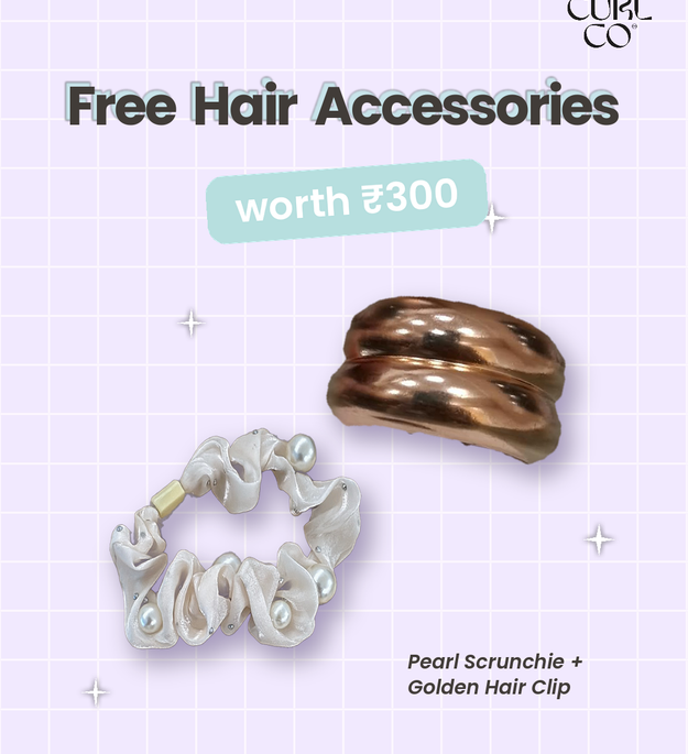 🎁 Free Hair Accesory Worth Rs.300 - The Curl Co.