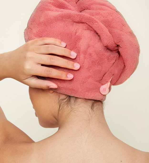 Microfiber Hair Towel for Curly & Wavy Hair | Fast-Drying, Frizz-Free & Winter Friendly