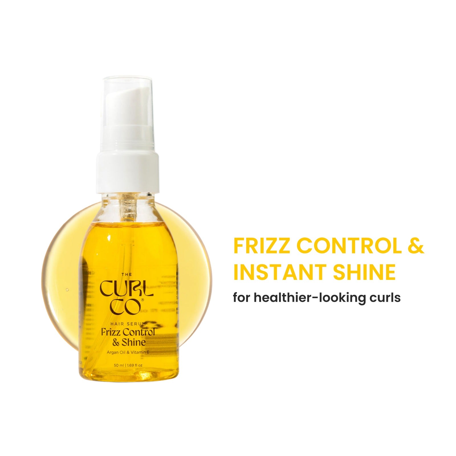 The Curl Co Frizz Control & Shine hair oil