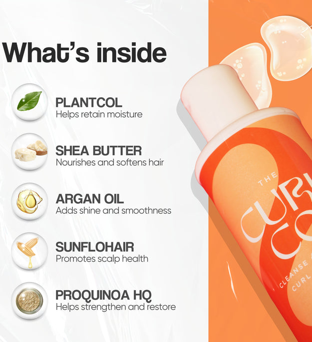 (NEW) Complete Curl Solution Kit (Shampoo + Conditioner + Soft Hold Curl Cream + Volumize & Define Gel)